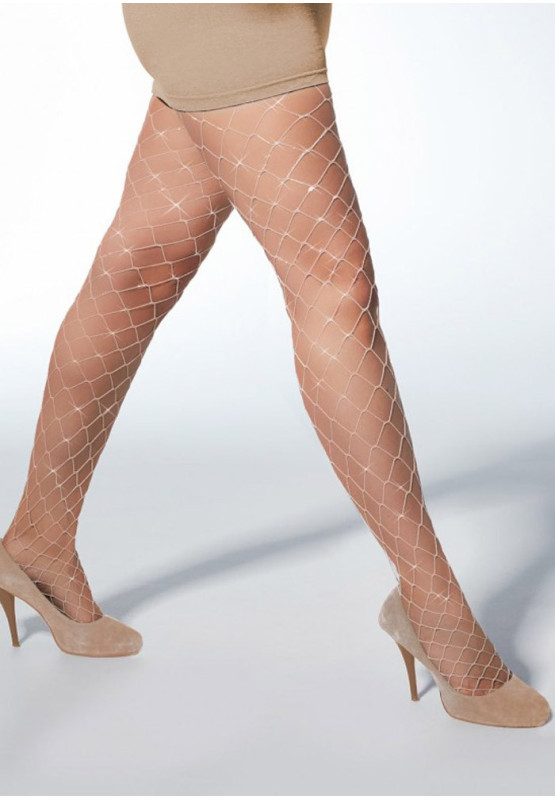 Fishnet tights large mesh SIZE ++ Adrian Sparkle