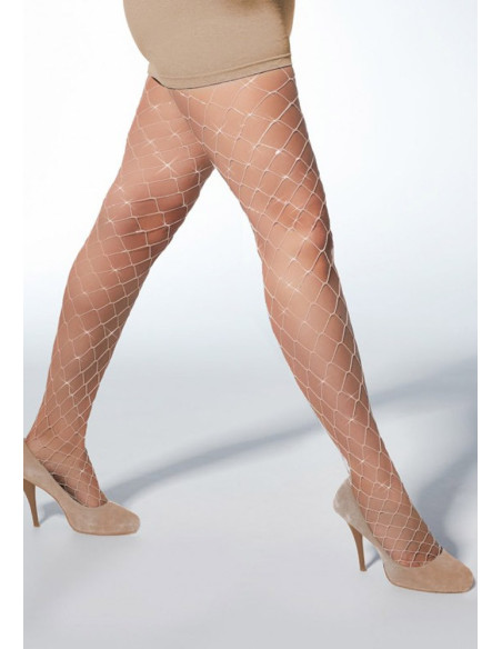 Fishnet tights large mesh SIZE ++ Adrian Sparkle