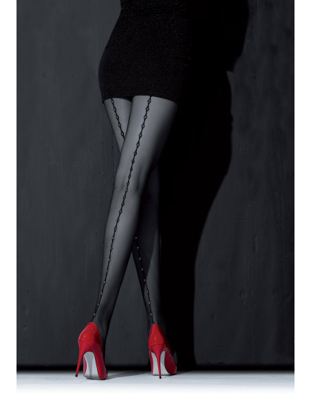 NOQ Loreley Seamed Tights with Lurex 20 DEN