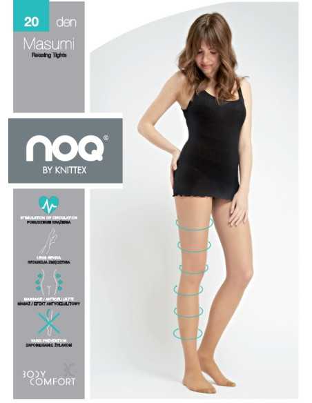 Relaxing massaging tights NOQ Masumi 20 DEN