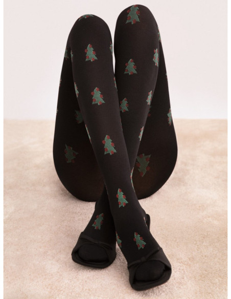 Christmas tree tights Fiore So Quiet 60 den