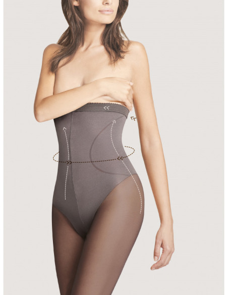 High Waist Bikini 40 DEN slimming tights