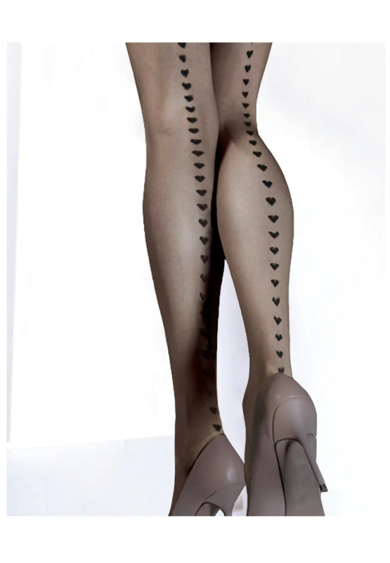 Heart seam tights 20den