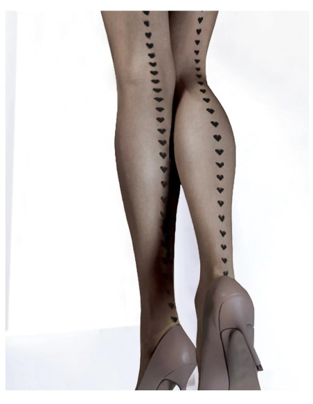 Heart seam tights 20den