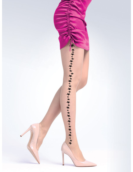 Women's tights with star pattern NOQ Starlight 20 den