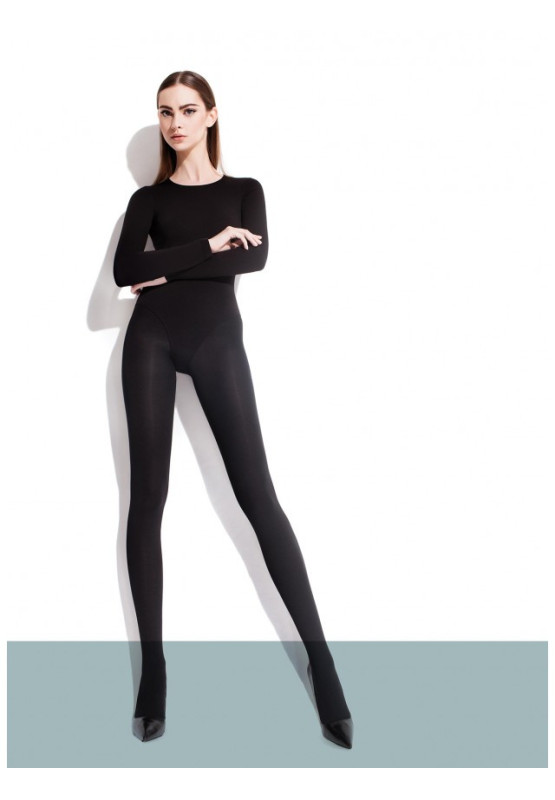 Black smooth opaque tights Fiore Olga 100 DEN