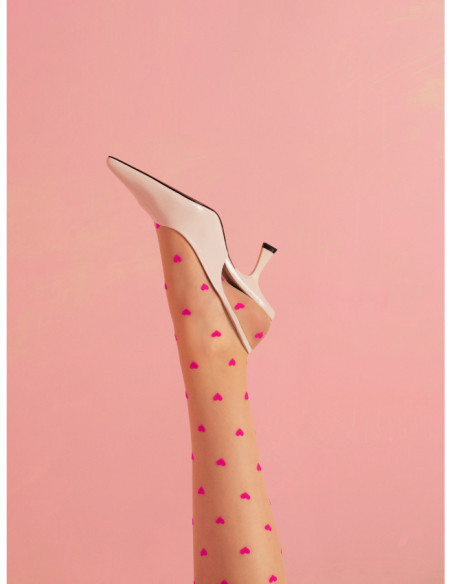 Fiore Booster Heart Suspender Stockings