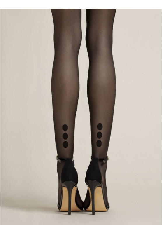Smooth matte NOQ Rafella tights dotted ankle