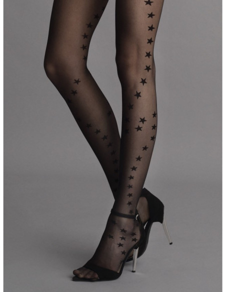 Smooth women's tights with stars Fiore 20den