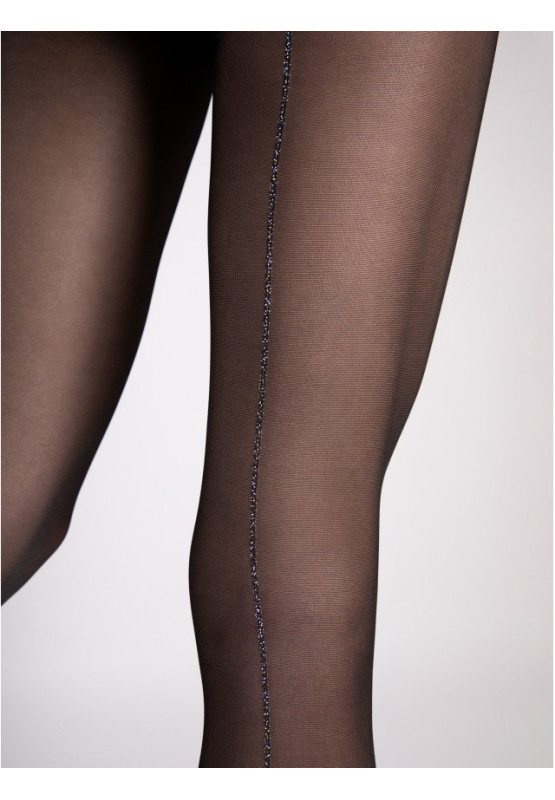 Fiore Gina 20 DEN tights with shiny lurex seam
