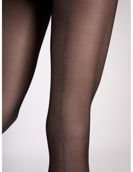 Fiore Gina 20 DEN tights with shiny lurex seam