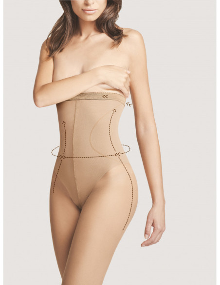 High condition corset tights 20den