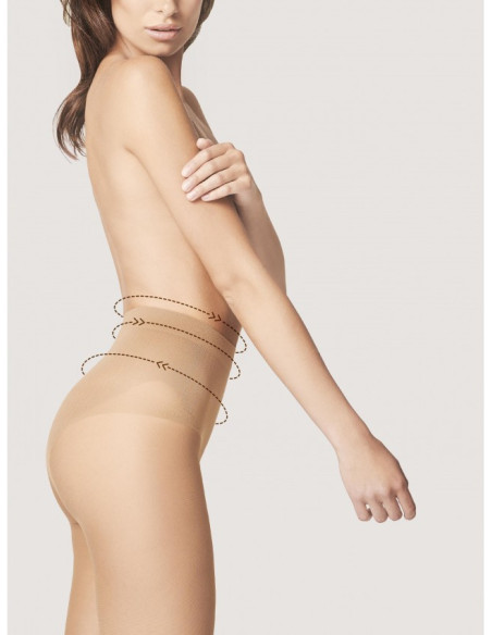 Fiore Bikini Fit Tights gently flattening the tummy 20 den