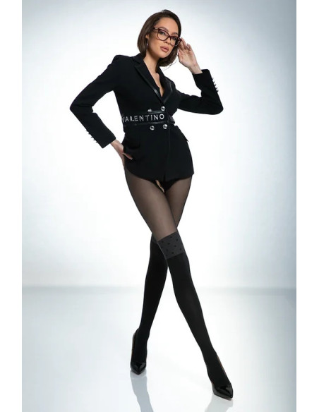Amour Secretary tights open crotch like stockings