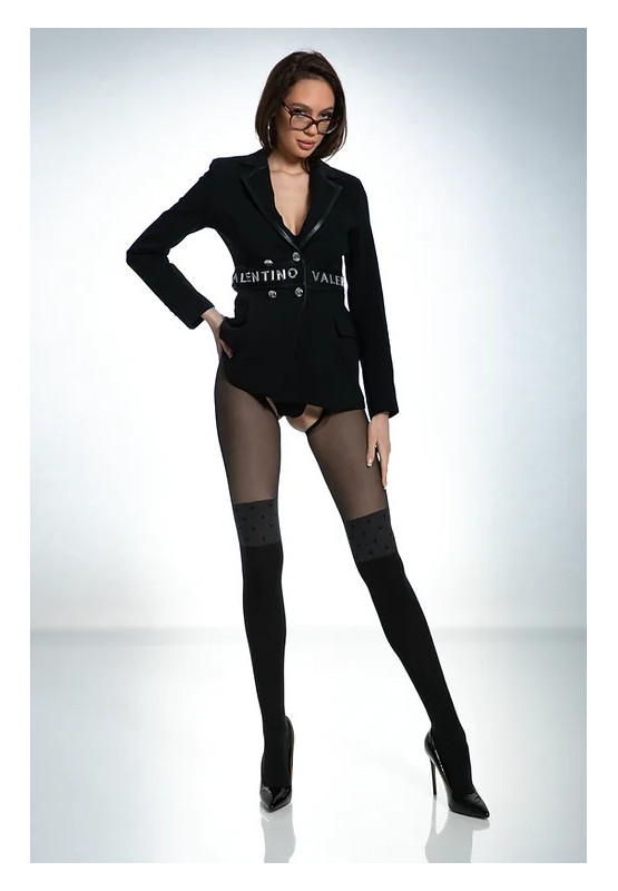 Amour Secretary tights open crotch like stockings