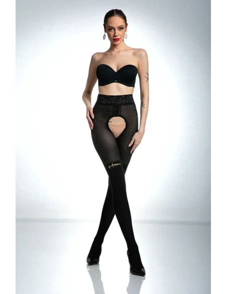 Amour Cat Girl Open Crotch Tights for Women