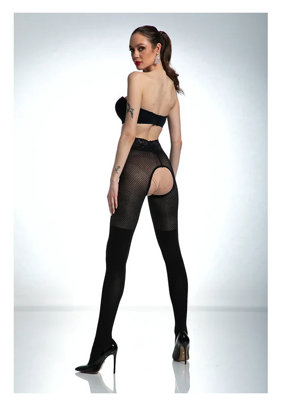 Amour Cat Girl Open Crotch Tights for Women
