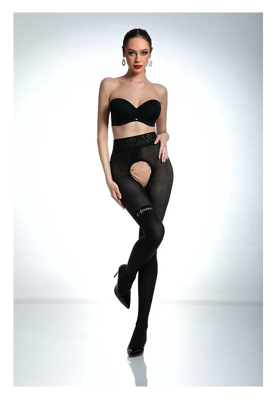 Amour Cat Girl Open Crotch Tights for Women