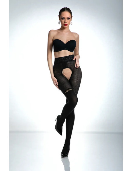 Amour Cat Girl Open Crotch Tights for Women