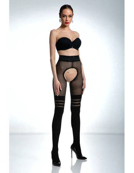Venus open crotch tights Amour Venus 60-30 DEN
