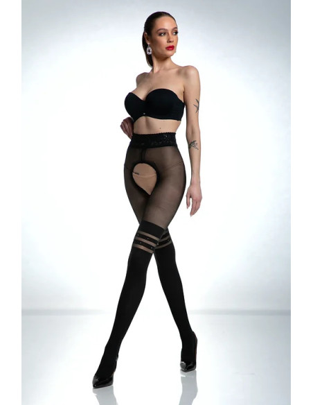 Venus open crotch tights Amour Venus 60-30 DEN