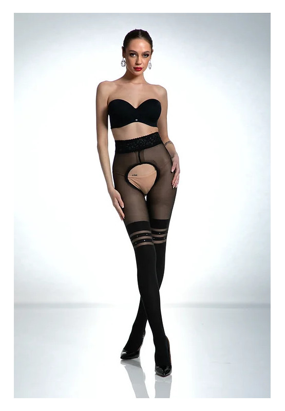 Venus open crotch tights Amour Venus 60-30 DEN