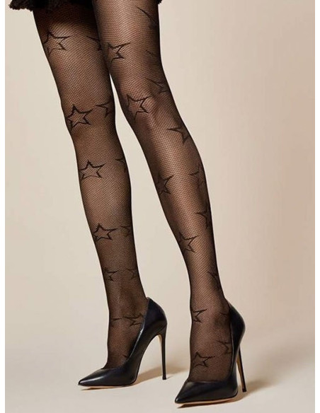 Women's tights with stars Fiore Stella 30 DEN