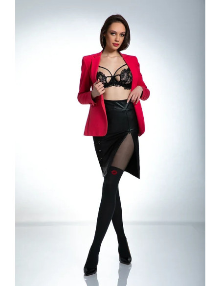Amour French Kiss tights with a hole in the crotch like stockings 60 DEN