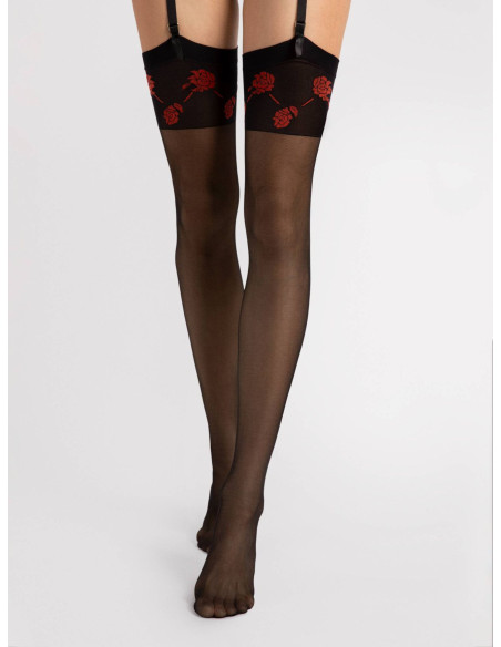 Sensual Fiore Sabado waist stockings with cuff