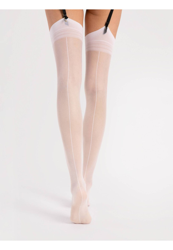 Fiore Marlena waist stockings with vertical seam