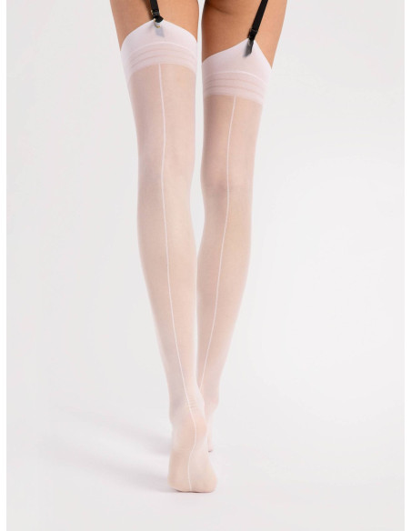 Fiore Marlena waist stockings with vertical seam