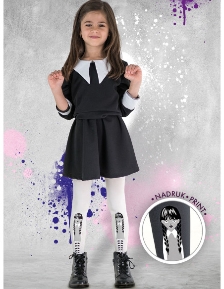 Girls' tights Halloween BLACK