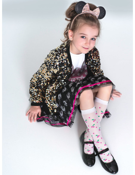 Children's tights, imitation knee socks QUEEN