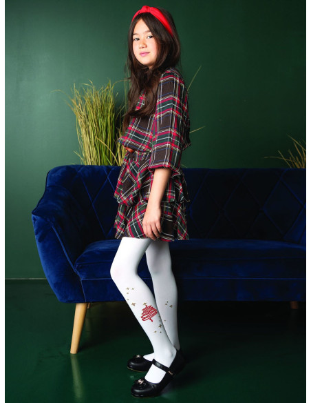 Children's Christmas tree tights 40 den