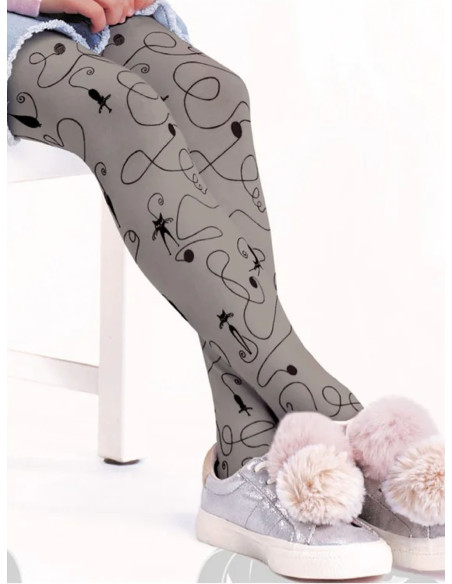Children's tights NOQ Halloween Cats 40 DEN