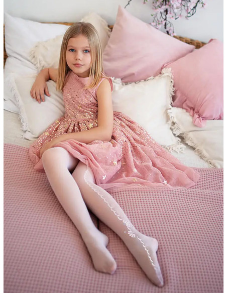 Patterned tights for girls 20 den