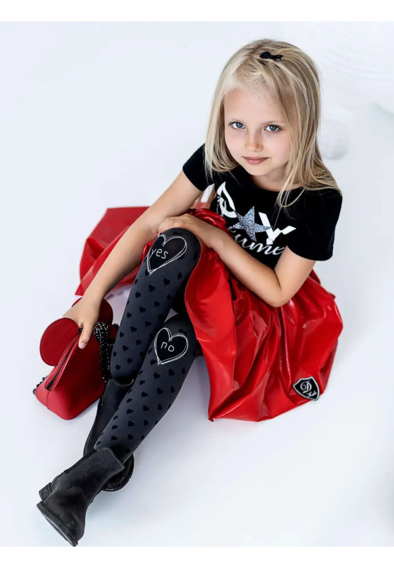 Children's tights NOQ hearts 40 DEN